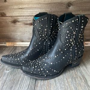 Lane Sparks Fly Western Cowboy boot bootie 9 1/2